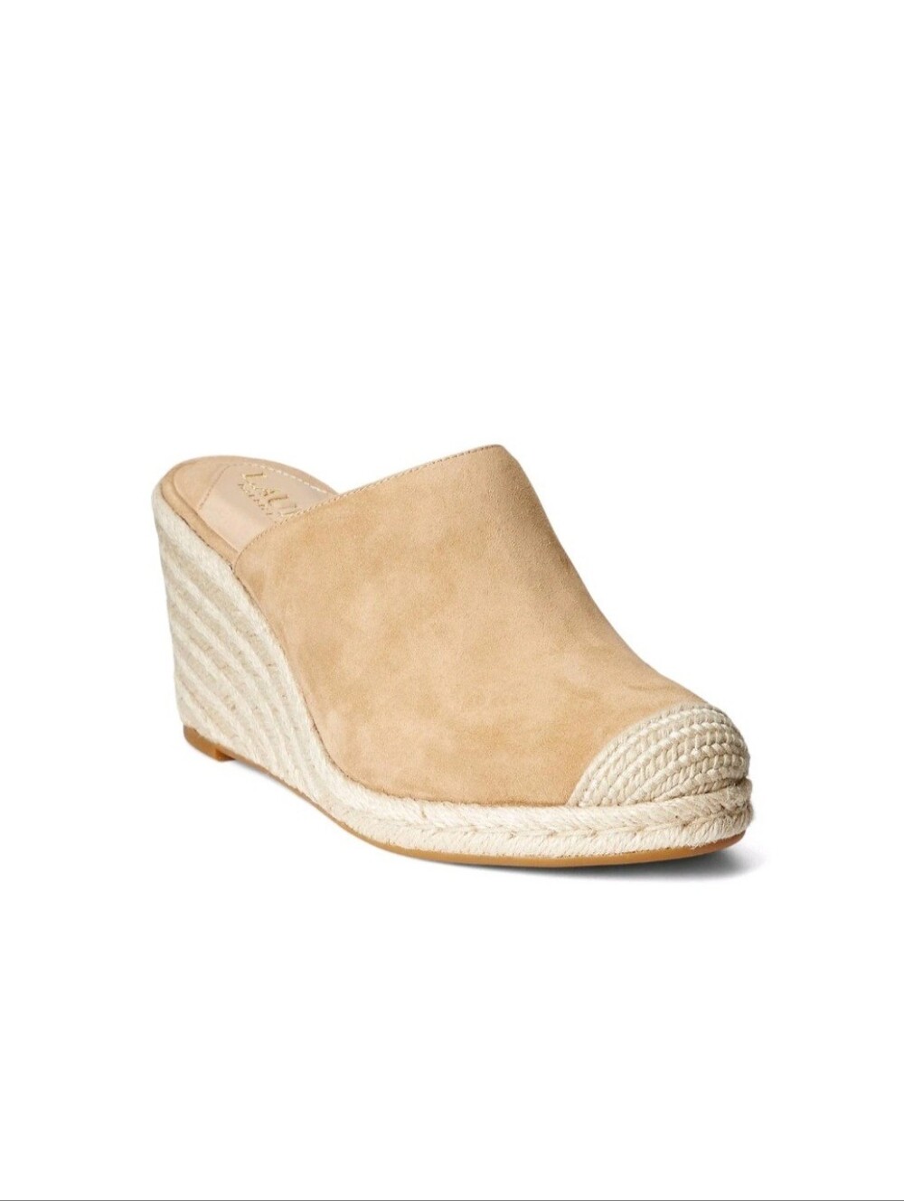 Lauren Ralph Lauren Espadrilles Wedge Sandal In Camel